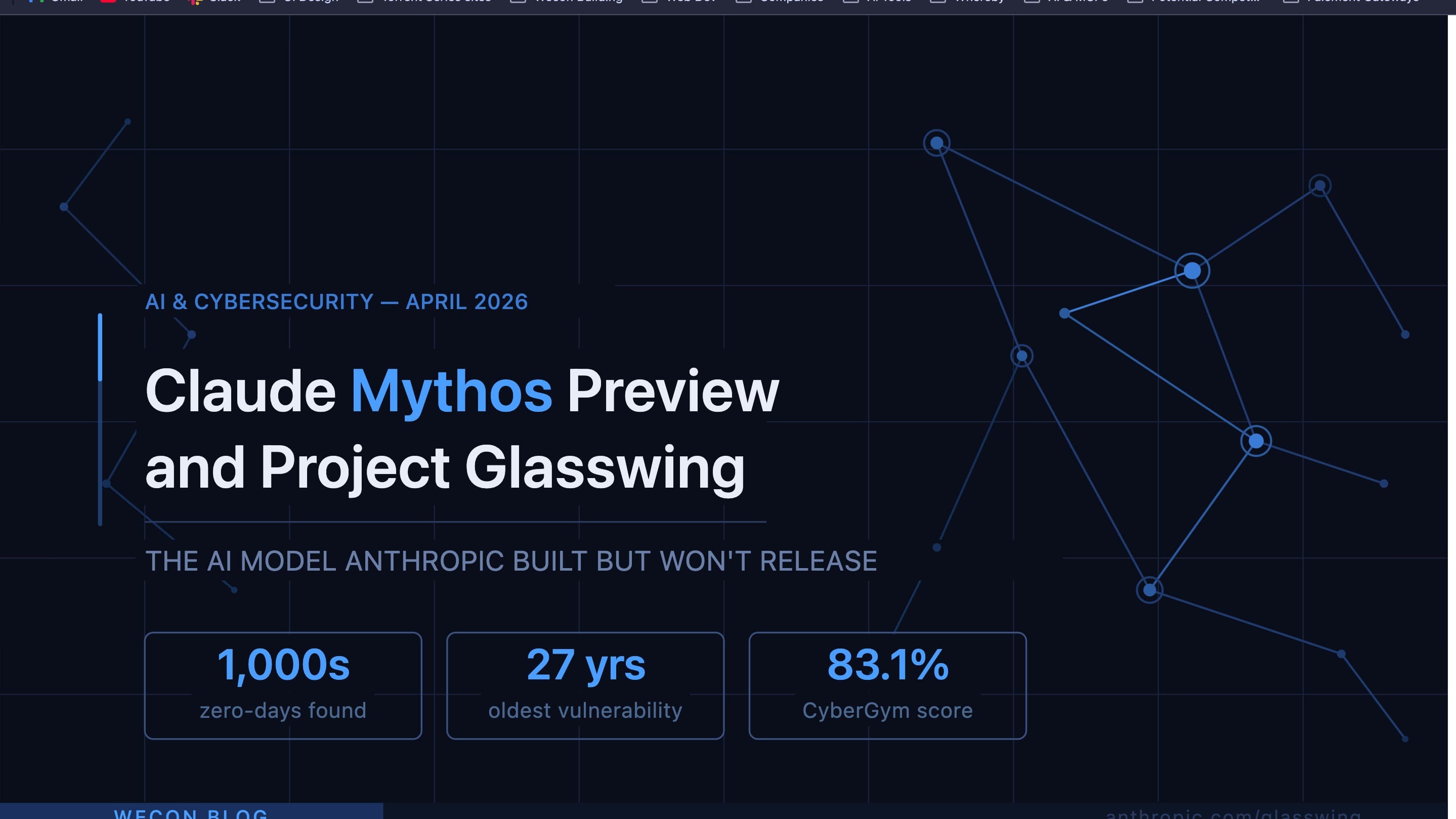 Claude Mythos: The AI Model Anthropic Built But Won't Release — And the Global Security Initiative It Sparked